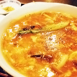 健康中華 青蓮 - トマト酸辣広東麺ランチセット　８５０円