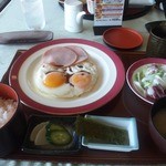 六甲カントリー倶楽部レストラン - マイモーニングセット完成！