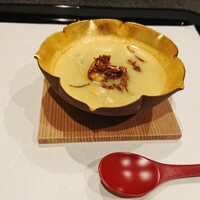 馬車道 大かわ - 芋とアサリのすり流し