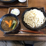 Ogose Anjingorou - 極楽つけ麺中盛り、750円＋100円。