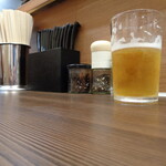 中華そば さわ - 卓上はシンプル