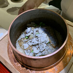 銀座 結絆 - 太刀魚トリュフごはん