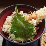 蕎麦の実 よしむら - ミニ天丼