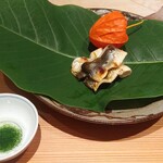 肉屋 田中 - 鮎の塩焼き