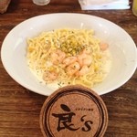 イタリアン食堂　良’s - プリプリエビのクリーム生パスタ