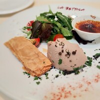 ラ・ベットラ・ダ・オチアイ ナゴヤ - 国産鶏レバームースとフォアグラのブリュレ