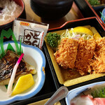 ヒレカツをアップで