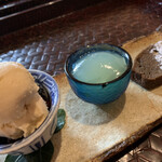 季より - お昼のコースより甘味盛り合わせ