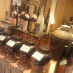 福山ニューキャッスルホテル ビアホール - お酒コーナー