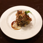 旬采 - 挽き肉とチーズ入りコロッケ