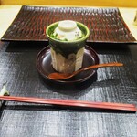 鮨旬美西川 - 梅の茶碗蒸し。　　　　　2020.05.30