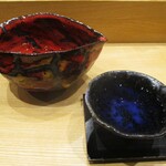 鮨旬美西川 - 醸し人九平次 彼の地 2018 純米大吟醸 山田錦 精米40% 、 ほとんど発砲の無いタイプの九平次でした。　　　　　2020.05.30