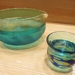 鮨旬美西川 - 冷酒：小左衛門 出羽燦々 純米吟醸2019・フルーティで口当たりの良い冷酒です。　　　　　2020.05.30