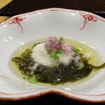 鮨旬美西川 - 石川県の 黒もずく 山かけ。　　　　　2020.05.30