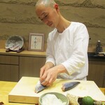 鮨旬美西川 - お弟子さん。　　　　　2020.05.30