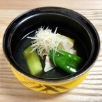日本料理 さがら - 松阪豚と万願寺唐辛子の吉野煮