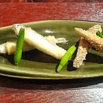 賛否両論 - 2012年5月　稚鮎の春巻き、ゴボウ揚げ