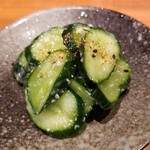 麺屋 六感堂 - きゅうり塩麹漬け