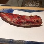 にい留 - 万願寺唐辛子 赤
      この焦げっぽく見えるのはこれも糖分が引き出されて…
      まさにフルーツ万願寺！