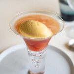 レストラン オオツ - 2020.6 山形佐藤錦（さくらんぼ）パフェ