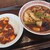紅虎餃子房 - 五目とろみ麺+ハーフ麻婆飯(2020.06)