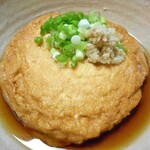 豆撰 - おばけあげ（天ツユをかけて）