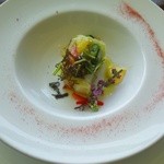 ホテルノイシュロス小樽 - 野菜のテリーヌと道産牛肉のリエット