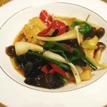 中国料理 皇苑 - 白身魚の香菜煮込み
