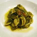 菜の花ソースのショートパスタ