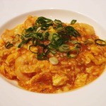中国料理 皇苑 - 海老と卵のチリソース煮込み