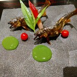 老松 ひさ乃 - 鮎塩焼き