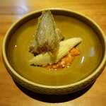 明道町中国菜 一星 - 出汁で炊いたフカヒレのフライ