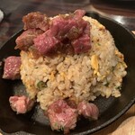 Wagyuusakabakaidou - 牛ランプ肉のガーリックライス