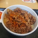なか卯 - 牛丼+麻辣タレ