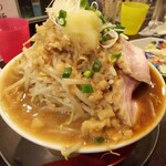 金町製麺 - 二郎系豚白湯ラーメン
