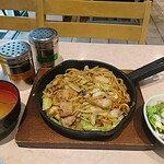 お好み焼き 鉄板焼 ゆたか - 焼きそばランチ