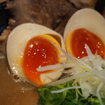 らーめん 伊藝 - 豚骨魚介らーめん特製（味玉）