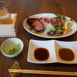 Shunsai Izakaya Fukumimi - 和牛三角バラステーキ