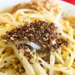 ラーメン二郎 - シビれ投下～♪