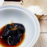 美加登家 - 茄子の生うるか煮、実山椒、白ご飯