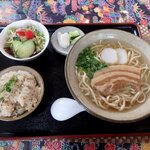 Okinawa Churasoba - 美らそば定食￥950