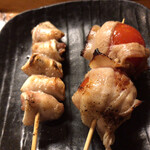 ささよし - 料理写真:ささよし(上ナンコツ、トマト巻き)