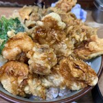 豊野丼 - 鮟鱇天丼