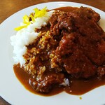 レストラン 蔵王 - カツカレーを少しアップ