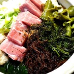 青森地酒専門店 あおもり湯島 - 大人気の大トロ＆めかぶのねぎま小鍋
