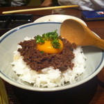 やきにく 三芳 - 締めには牛しぐれ煮ご飯をいただきました。