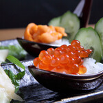 Sushi Ando Sake Kagaribi - いくら うに