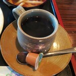 デラ - おにぎりモーニングのコーヒー ※拡大(2020.06.09)