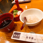 Meigetsu Antanakaya - 辛味大根追加で。