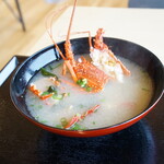 しらす食堂 - 伊勢海老味噌汁